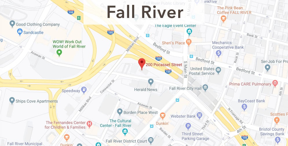 Fall River Chamber Location Map